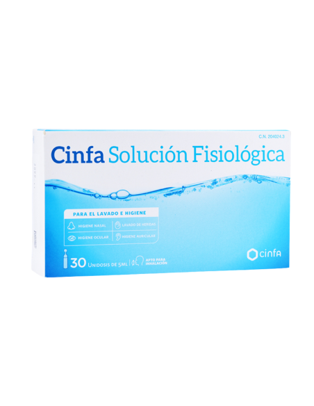 CINFA SOLUCIÓN FISIOLÓGICA 30 MONODOSIS