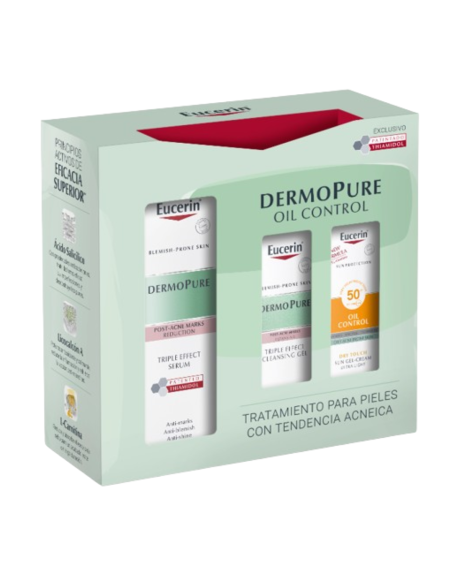EUCERIN PACK DERMOPURE OILCONTROL TRATAMIENTO PARA ACNÉ