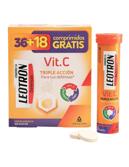 LEOTRON VITAMINA C 36+18 COMPRIMIDOS EFERVESCENTES