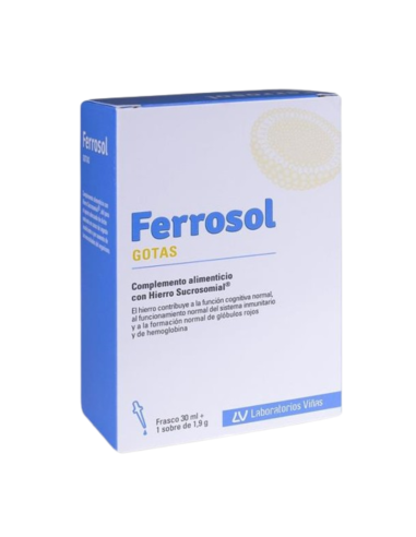 FERROSOL GOTAS 30ML + 1 SOBRE