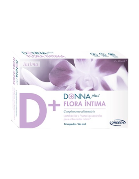 DONNAPLUS FLORA ÍNTIMA 14 CÁPSULAS