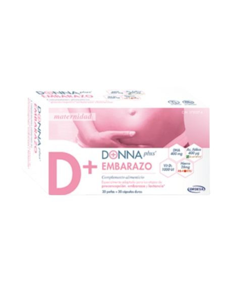 DONNA PLUS EMBARAZO 30 PERLAS + 30 CÁPSULAS DURAS