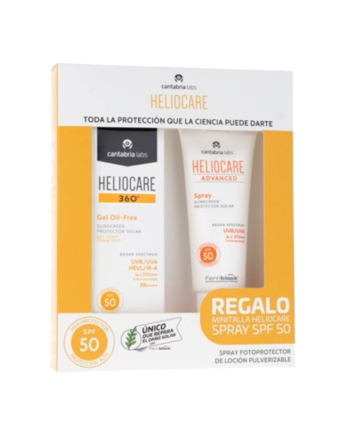 HELIOCARE PACK 360º GEL OIL-FREE SPF50 50ML +...