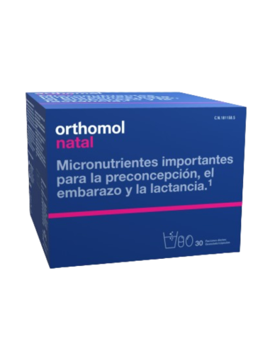 ORTHOMOL NATAL 30 SOBRES + CÁPSULAS