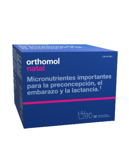 ORTHOMOL NATAL 30 SOBRES + CÁPSULAS