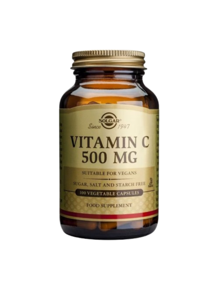 SOLGAR VITAMINA C 500MG 100 CÁPSULAS VEGETALES