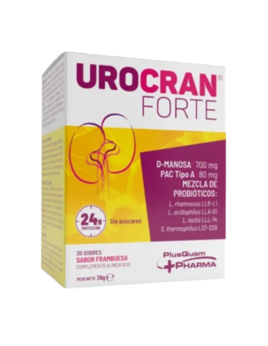 UROCRAN FORTE 30 SOBRES SABOR FRAMBRUESA