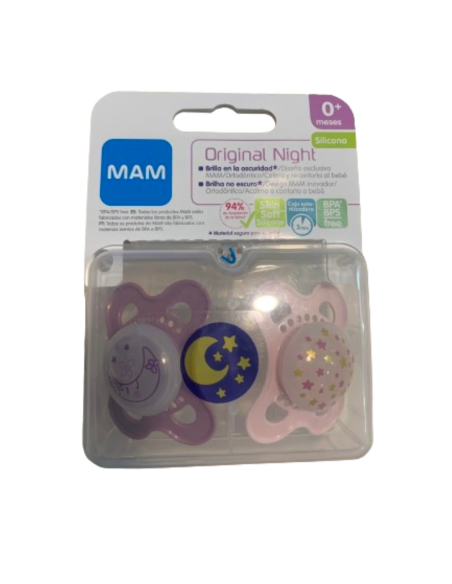 MAM CHUPETE ORIGINAL NIGHT 0+ MESES