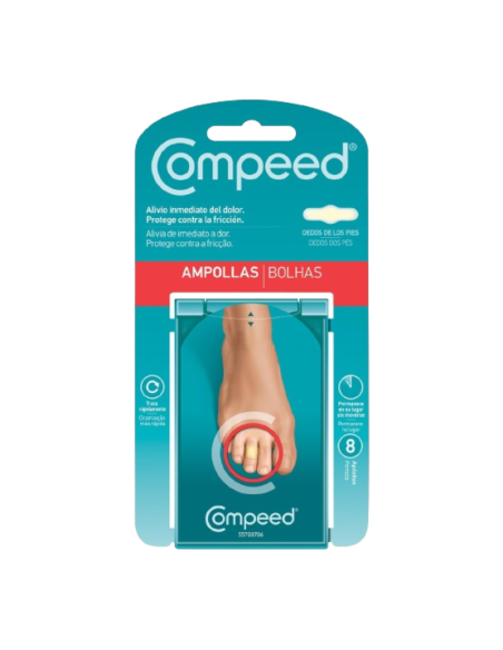 COMPEED AMPOLLAS DEDOS DE LOS PIES 8 APÓSITOS