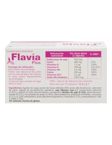 FLAVIA PLUS 30 CÁPSULAS