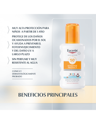 Eucerin Sun Spray Infantil Fps 50+ 200ml
