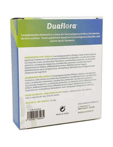 DUAFLORA PROTECT 30 CÁPSULAS