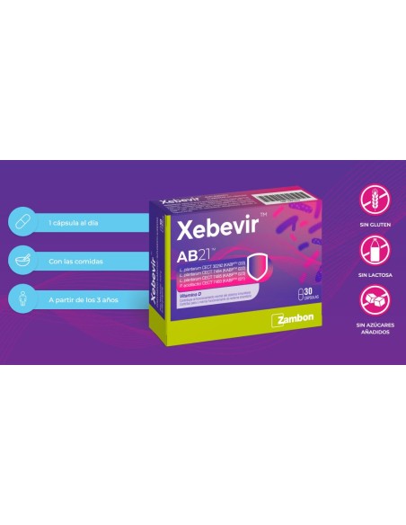XEBEVIR AB21 30 CÁPSULAS