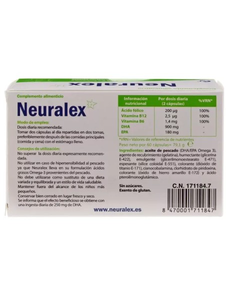 NEURALEX 60 CÁPSULAS