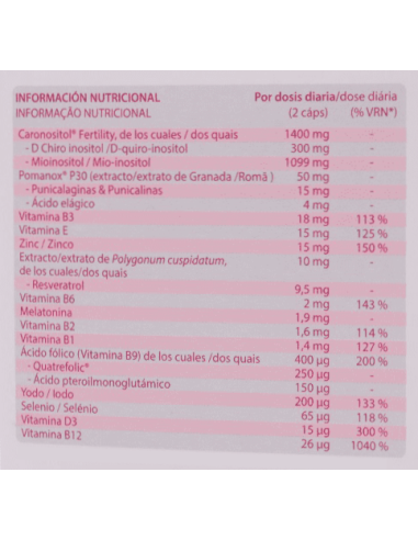 OVOSICARE FERTILITY 30 CÁPSULAS