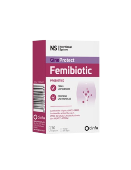 NS GINEPROTECT FEMIBIOTIC 30 CÁPSULAS