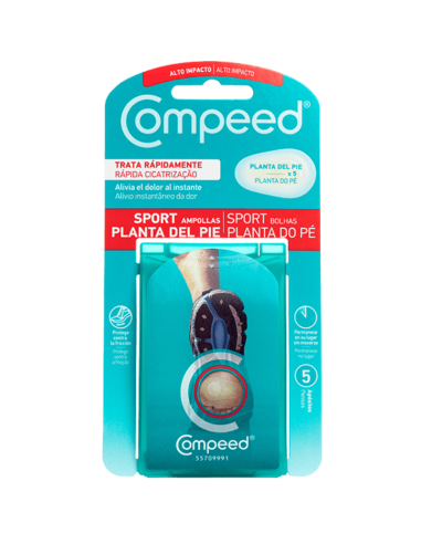 COMPEED AMPOLLAS PLANTA DEL PIE 5 UNIDADES