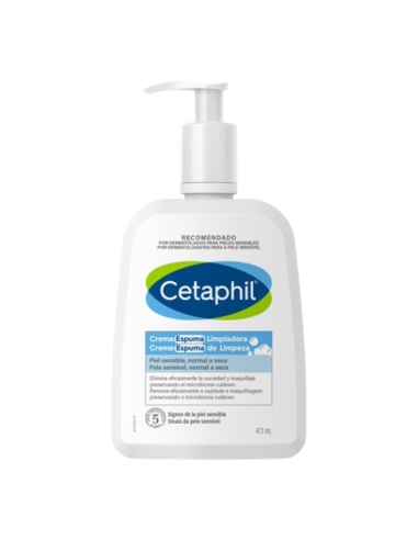 CETAPHIL CREMA ESPUMA LIMPIADORA 473ML
