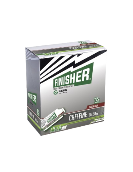 FINISHER CAFFEINE GEL 50G 12 SOBRES SABOR COLA