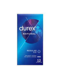 DUREX NATURAL REGULAR FIT 12 PRESERVATIVOS