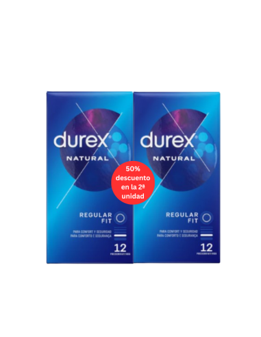 DUREX NATURAL REGULAR FIT 24 PRESERVATIVOS