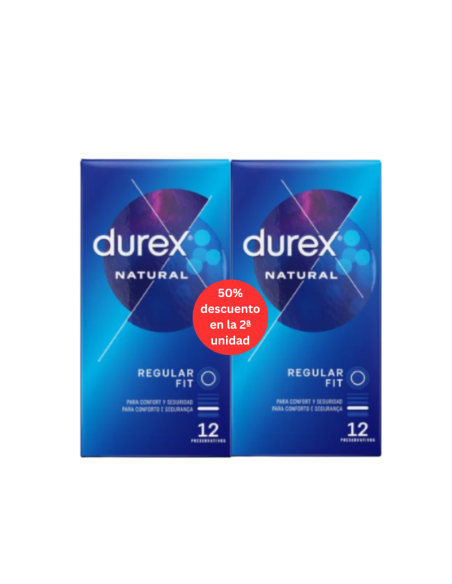 DUREX NATURAL REGULAR FIT 24 PRESERVATIVOS