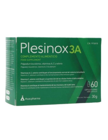 PLESINOX 3A 60 CÁPSULAS