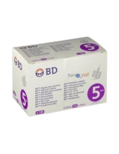 AGUJA BD PLUMAS (31G) 0,25 X 5MM S/LAT 100 UNIDADES