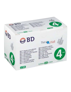 AGUJA BD PLUMAS 32G 0,23 X 4MM S/LAT 100 UNIDADES