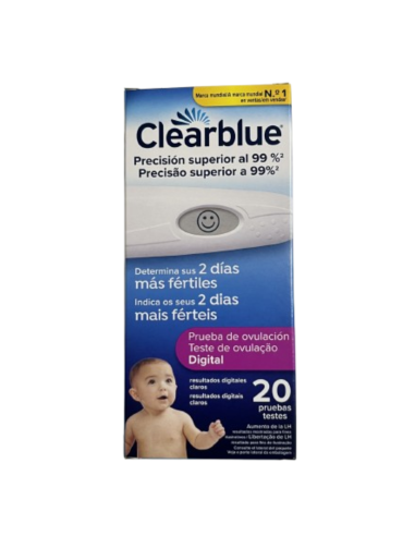 CLEARBLUE TEST DE OVULACIÓN 20 TESTES