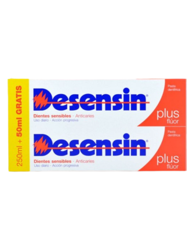 DESENSI PLUS FLUOR PACK 2 PASTAS 150ML