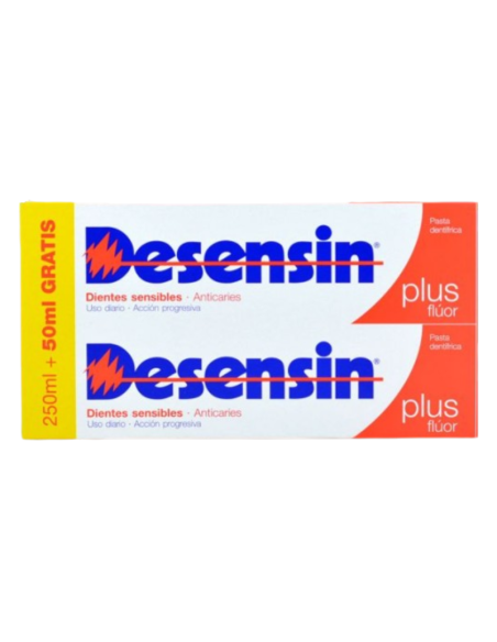 DESENSI PLUS FLUOR PACK 2 PASTAS 150ML