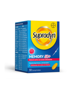 SUPRADYN MEMORIA 50+ 30 COMPRIMIDOS
