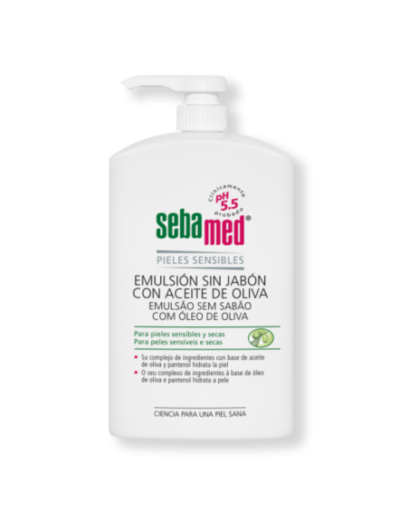 SEBAMED EMULSIÓN SIN JABÓN CON ACEITE DE OLIVA 1L