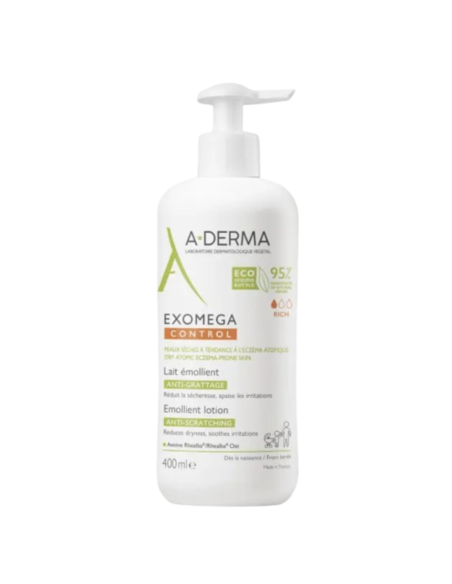 A-DERMA EXOMEGA CONTROL LECHE EMOLIENTA 400ML