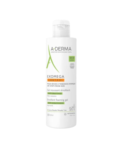 A-DERMA EXOMEGA CONTROL GEL ESPUMOSO 500ML