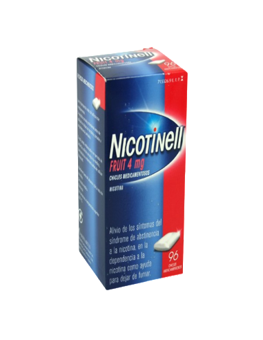 NICOTINELL FRUIT 4MG 96 CHICLES